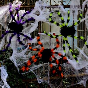 Accesorios Animados de Araña Peluda, Adornos de Halloween para Decoración de Exteriores, para Fiestas y Eventos, Venta al Por Mayor - Product Image 1