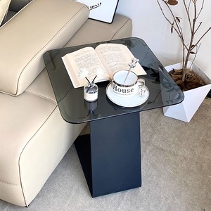 <span class=keywords><strong>Moderno</strong></span> lusso rotondo di vetro tavolino semplice mobile lato diversi soggiorno divano Designer piccolo <span class=keywords><strong>angolo</strong></span> per balcone - Product Image 4