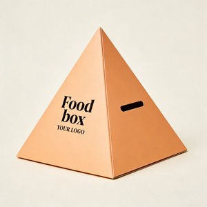 Boîte <span class=keywords><strong>en</strong></span> <span class=keywords><strong>carton</strong></span> alimentaire <span class=keywords><strong>en</strong></span> forme de <span class=keywords><strong>pyramide</strong></span> avec logo personnalisé, boîte d'emballage biodégradable pour salades à emporter, boîte de présentation pliable <span class=keywords><strong>en</strong></span> forme de <span class=keywords><strong>pyramide</strong></span> - Product Image 6