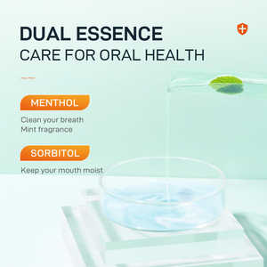 Rince-bouche au fluorure anticavité pour tuer 99.9% des germes qui causent la <span class=keywords><strong>mauvaise</strong></span> <span class=keywords><strong>haleine</strong></span> et prévenir les caries, saveur menthe fraîche - Product Image 4