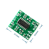 Carte d'amplificateur de puissance PAM8403 verte, carte d'amplificateur de puissance numérique miniature de classe D 2x3w, alimentation USB 2,5-5V