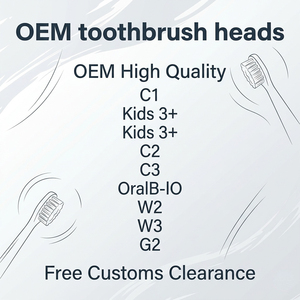 หัวแปรงสีฟันไฟฟ้า OEM รุ่น C1/C2/C3 Vibrosonic สำหรับโรงแรมและใช้ในบ้าน ชุด 4 ชิ้น - Product Image 1