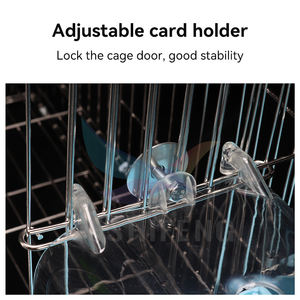 Standı yaprak şekilli kafes kuş küvet Pet çanak kuş - Product Image 6