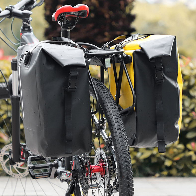Ultra Durable High Capacity Multi-functional Bike Rear Bag Pannier Bag Motorcycle