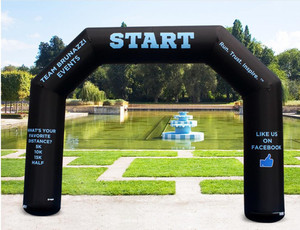 Arco inflable del fabricante, venta al por mayor, arco gigante personalizado promocional, arco inflable para correr para eventos - Product Image 5