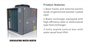 Máy Làm Nóng Sàn <span class=keywords><strong>KINKAI</strong></span> Máy Nước Nóng Nguồn Không Khí Loại Tách Rời Máy Bơm Nhiệt Không Khí Vào Nước - Product Image 5