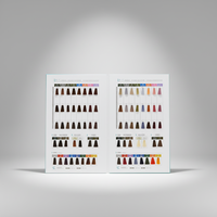 Nuancier de Couleurs de Cheveux Professionnel SHUJI pour Salon, OEM/ODM, Qualité Supérieure, Grade Premium, Permanent, Application Facile, Pour Tous Types de Cheveux