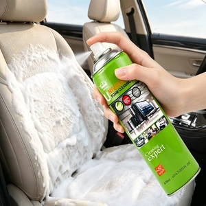 Nettoyant tout usage pour l'intérieur 650 ml, parfum citron frais, nettoyage des sièges en <span class=keywords><strong>cuir</strong></span> <span class=keywords><strong>de</strong></span> voiture, élimination des taches, <span class=keywords><strong>spray</strong></span> mousse double usage sans eau - Product Image 5