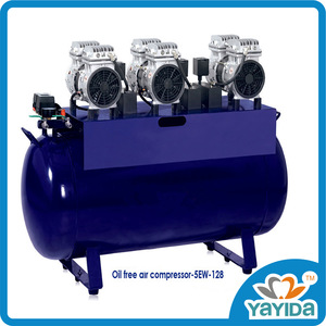 เครื่องอัดอากาศ Ya Yida รุ่น AYD-2EW-35 แบบไร้น้ำมัน เงียบ สำหรับเก้าอี้ทำฟัน น้ำหนัก 28 กก. ผลิตที่เมืองฝอซาน - Product Image 5