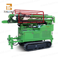 Sondeuse à percussion standard SPT autopropulsée pour l'investigation des sols, machine de forage à percussion standard SPT pour l'échantillonnage environnemental