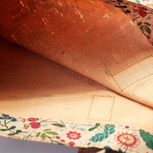 Eco Friendly New Style Cork Fabric <b>Handbag</b> Women Tote Bags With Custom Printed Logo - Product Image 5