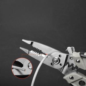 Alicates Multifuncionales para Crimpar y Cortar Cables, Pelacables Automático Ajustable, Herramienta Manual para Terminales - Product Image 1