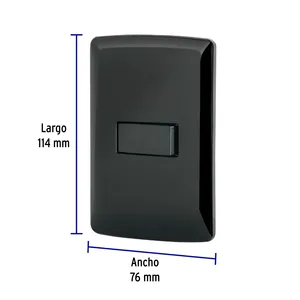 Italian Line Volteck Boîte de Plaques de Porte avec 3 Unités Cloche Assemblage Noir - Product Image 2