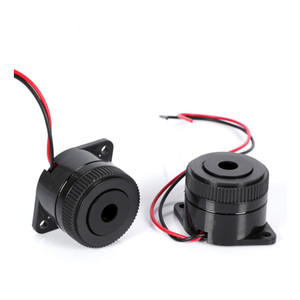 Sirena Eléctrica Piezoeléctrica Activa de 12V y 100dB con Frecuencia de 3500Hz, Certificación ISO9001, Material ABS, Color Negro - Product Image 1