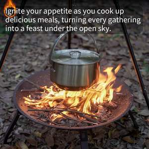 <span class=keywords><strong>Barbecue</strong></span> d'extérieur, foyer, bol, pique-niques, <span class=keywords><strong>barbecue</strong></span> pour cuisiner, camping, rassemblements de groupe - Product Image 3