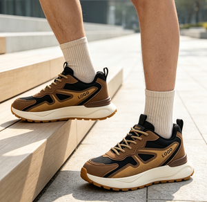 Produttore di Scarpe Sportive Casual da Uomo OEM ODM, Design Personalizzato, Sneaker con Suola Ammortizzante Resistente agli Urti - Product Image 2