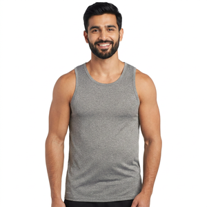 Camisetas sin Mangas para Hombre de Talla Grande, Transpirables, Diseño de Servicio OEM, las Más Vendidas, de Pakistán, Ropa de Gimnasio - Product Image 1