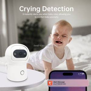 Moniteur <span class=keywords><strong>pour</strong></span> bébé AI Smart avec application gratuite 1080P détection de pleurs alarme de détection de mouvement audio bidirectionnelle push WiFi caméra <span class=keywords><strong>pour</strong></span> bébé - Product Image 3