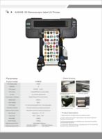 Impresora UV de TPU de Alta Calidad de 30 cm, Tamaño A3, 2 Cabezales I1600, Impresora de Película de TPU en Rollo, Impresora UV de Etiquetas Estereoscópicas 3D para Prendas