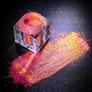 Polvo de Pigmento Suelto para Sombras de Ojos con Efecto Camaleón Duocromo, Polvo Cosmético que Cambia de Color para Uñas, Venta al por Mayor - Product Image 1