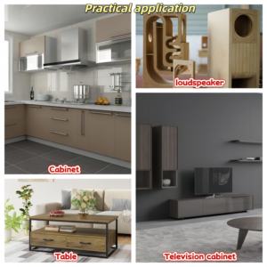 Panneaux de fibres de bois de densité moyenne de qualité supérieure certifiés E1, modernes, de première classe, 4x8, mélaminés, écologiques, pour le stockage - Product Image 5