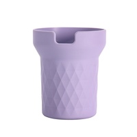 Bottes de protection antidérapantes en silicone OEM pour gobelets de voiture avec protection inférieure, compatibles avec les gobelets de 30oz/40oz