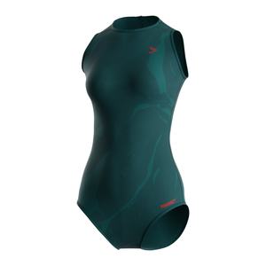 ชุดว่ายน้ำวันพีซสำหรับผู้หญิงมืออาชีพ ทนทานต่อคลอรีน กระชับพอดีตัว และออกแบบตามหลักสรีรศาสตร์สำหรับกิจกรรมทางน้ำ - Product Image 1