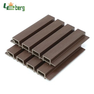 Di alta qualità in plastica di legno PVC griglia rivestimento del pannello di parete rivestimento della parete di bordo scanalato decorazione interna WPC pannello di parete per interni - Product Image 5