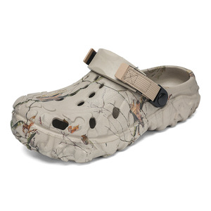 รองเท้าแตะผู้ชายแบบสวมสำหรับฤดูร้อน น้ำหนักเบา สีกากี เหมาะสำหรับใส่ชายหาด พื้นรองเท้า EVA ทั้งด้านในและด้านนอก ดีไซน์ทันสมัย - Product Image 5