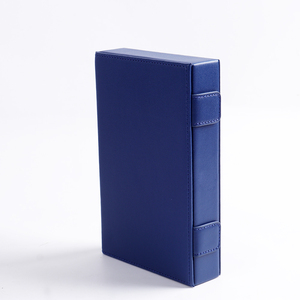 Boîte de rangement élégante pour dominos avec rabat magnétique, boîte de jeu de dominos en cuir - Product Image 4