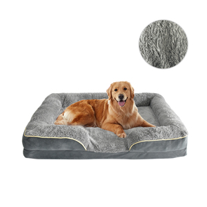 Xl không thấm nước chỉnh hình con chó giường có thể tháo rời nhung bìa bền nonskid dưới thoải mái có thể giặt Pet Sofa giường làm bọt - Product Image 1