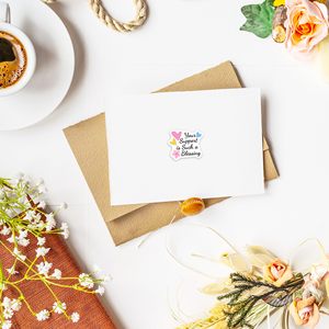 Pegatinas de bendición, 500 Uds., etiquetas decorativas para sellar, para pequeños comerciantes en línea, panadería, sobres, caja de regalo, decoración de embalaje - Product Image 6