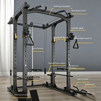 Rack de musculation multifonctionnel professionnel avec barre de traction et support pour haltères pour entraînement complet du corps – Équipement de gym