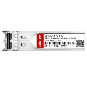Transceptor Óptico Multimodo SFP SX 1000BASE-SX Compatível com Arista SFP-1G-SX, 550m, 1.25G, LC, Módulo Óptico MMF 1G - Product Image 3