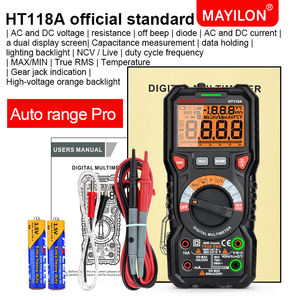 MAYILON HT118A DMM Auto 1000V Messung DC Wechsels pannung Strom Elektriker Werkzeug <span class=keywords><strong>Tester</strong></span> Balken diagramm Anzeige gvda Digital Multimeter - Product Image 6