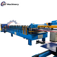 Machine de formage à froid de tôles trapézoïdales à double couche personnalisée avec système de cisaillement indépendant et de superposition automatique