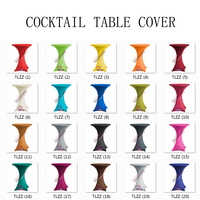 Housse de table ronde extensible en spandex, style moderne, pour mariages, fêtes et banquets – Grande vente