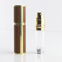 Atomiseur de parfum en aluminium rechargeable, vaporisateur à pompe pour huiles essentielles, format voyage, mini flacon de parfum, cosmétique F902