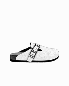 Xinzirain Chaussures en Cuir Suède Personnalisées à Enfiler Unisexe, Plateforme à Motif Liège, Sabots Mule pour Femmes et Hommes – Fabricants - Product Image 1