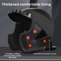 Nouveau casque intégral de moto certifié 3C/DOT en ABS, design graphique flamme, utilisation toutes saisons, garantie 1 an, fabriqué en usine