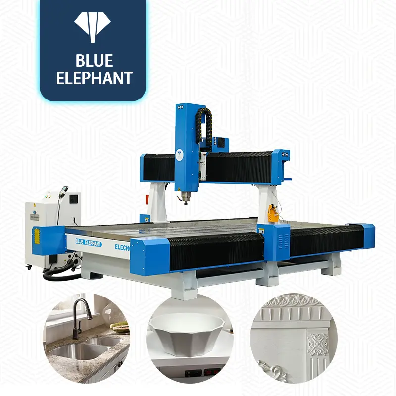 Otomatik Cnc granit yönlendirici makinesi 1228 1325 mermer ve granit için Cnc Router taş tasarımı makinesi