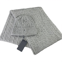 Chapeau et écharpe de créateur pour l'automne et l'hiver, chaudes, de luxe, avec logo, en tissu commun, tricotées à la main, pour hommes et femmes, pour les trajets quotidiens