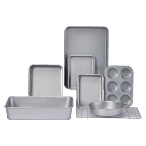 Juego de Utensilios para Hornear Apilables de 8 Piezas, Antiadherentes, de Acero al Carbono, Resistentes, Ecológicos, Fáciles de Desmoldar, Aptos para Lavavajillas - Product Image 2