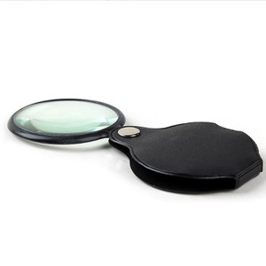 Kính Lúp Bỏ Túi Cầm Tay <span class=keywords><strong>Mini</strong></span> Màu Đen 50Mm 10x, Kính Lúp Gấp Gọn Kèm Hộp Bảo Vệ Để Đọc Sách - Product Image 5