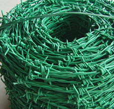 Fil barbelé recouvert de PVC, fil de fer barbelé recouvert de plastique pour clôture de jardin et sécurité - Product Image 3