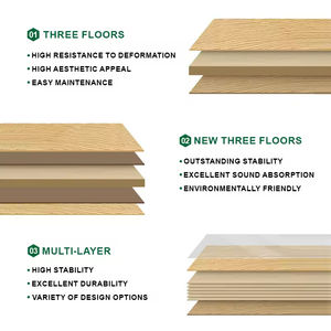 Plancher en bois massif Boen Builders Selec Chêne Villa moderne Plancher en lames d'intérieur - Product Image 3