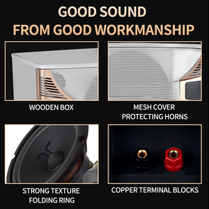 Professionnel QTV Bon Blanc Amplificateur Haut-Parleur Home Cinéma Smart Karaoké Ensemble Professionnel Karaoké Machine Commande - Product Image 5