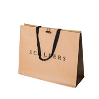 Op maat gemaakte luxe cadeauverpakking van groot formaat papier met gebrandmerkt logo voor kleding
