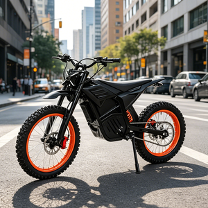 <span class=keywords><strong>Moto</strong></span> électrique tout-terrain pour adultes à batterie lithium 72V, vitesse maximale 80 km/h, pour la course sur piste et la conduite en forêt - Product Image 4
