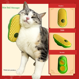 جهاز خدش للقطط على شكل حبة البازلاء، لعبة خدش ذاتية الخدمة، فرشاة تدليك، مستلزمات الحيوانات الأليفة - Product Image 5